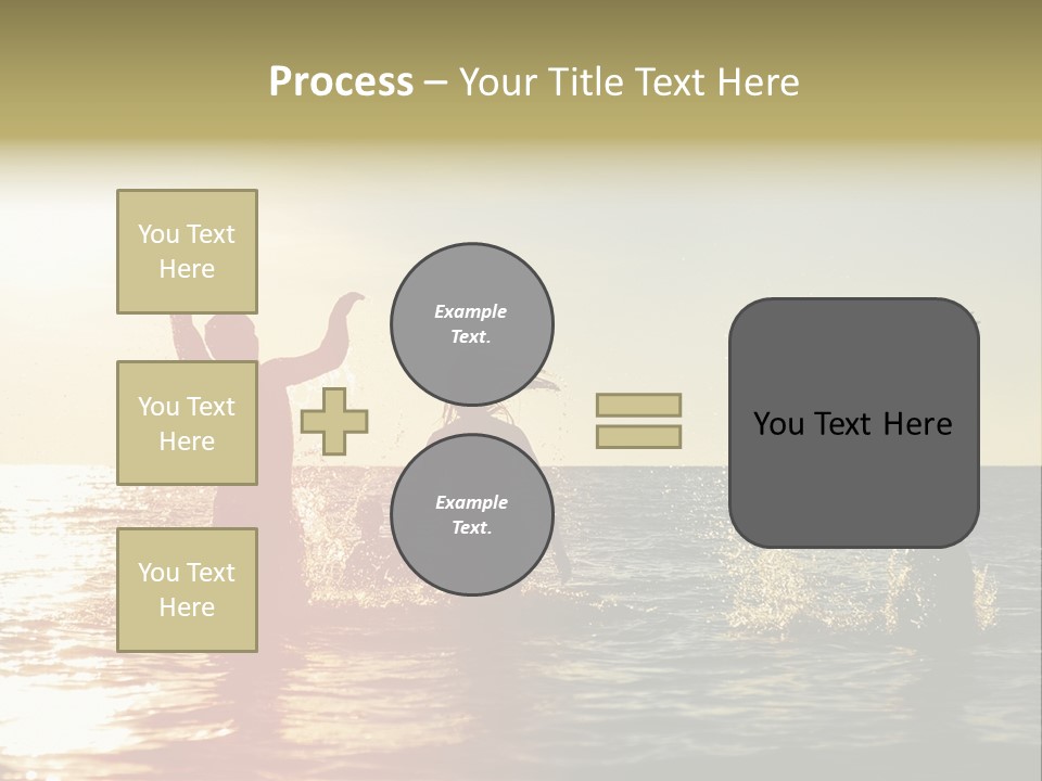 Sea Sun Holiday PowerPoint Template