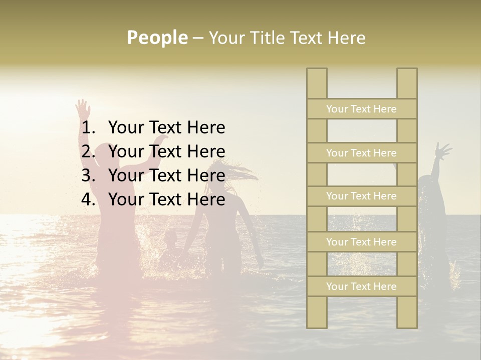 Sea Sun Holiday PowerPoint Template