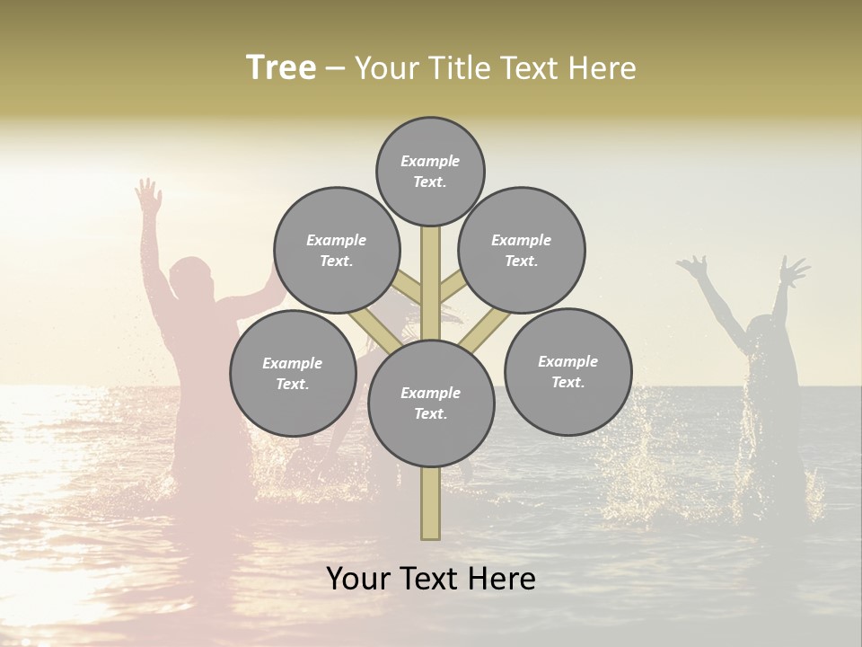 Sea Sun Holiday PowerPoint Template