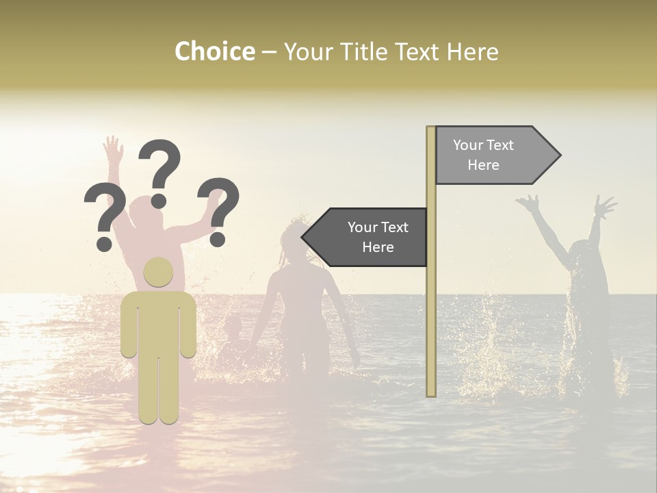Sea Sun Holiday PowerPoint Template