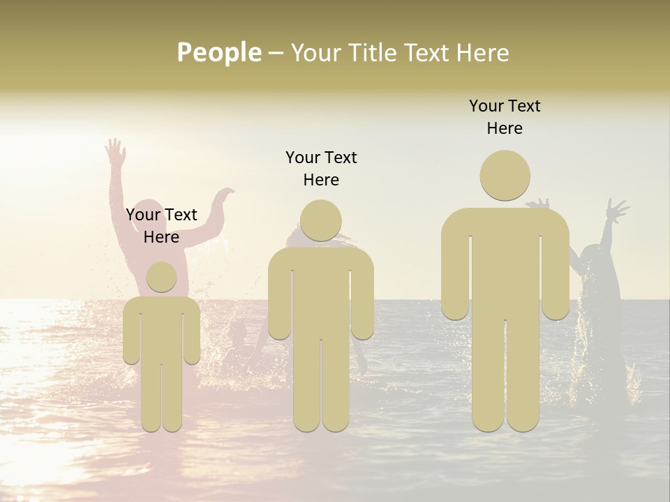 Sea Sun Holiday PowerPoint Template