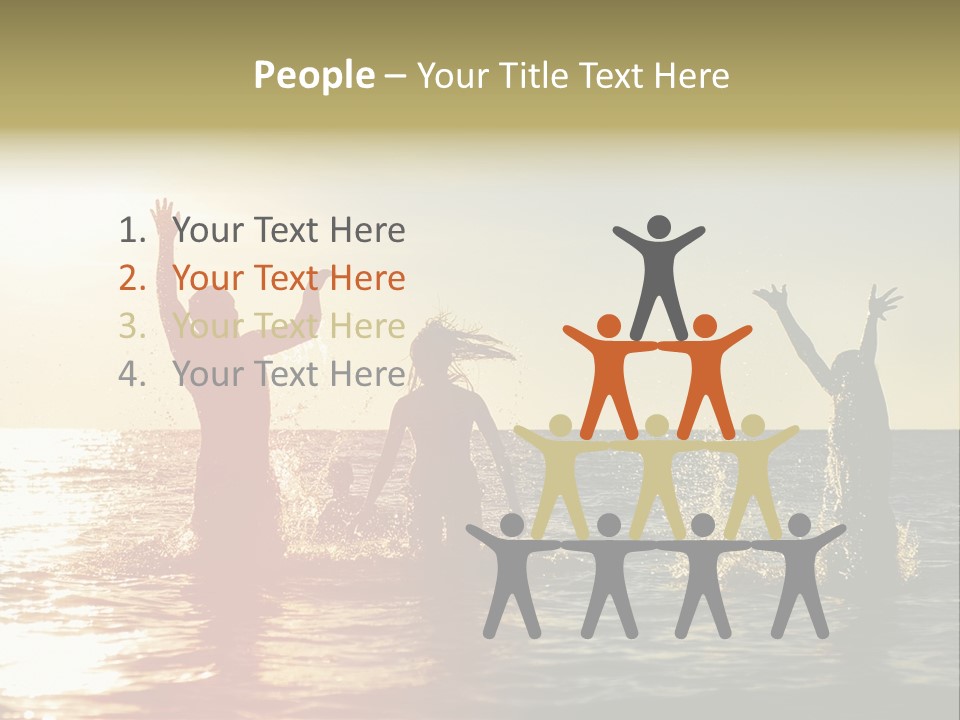 Sea Sun Holiday PowerPoint Template