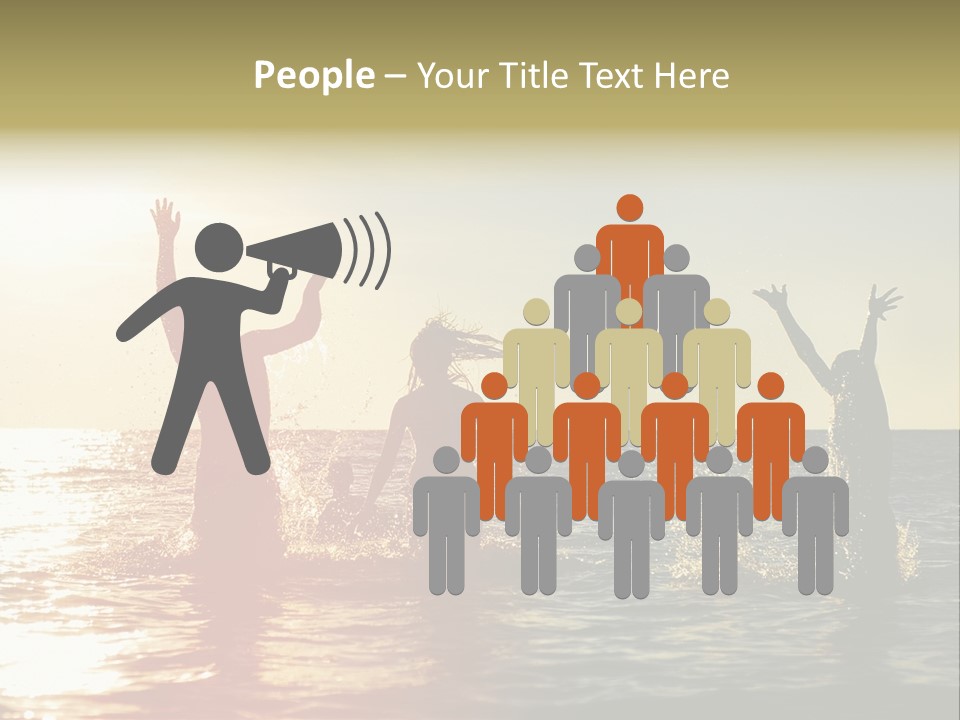 Sea Sun Holiday PowerPoint Template