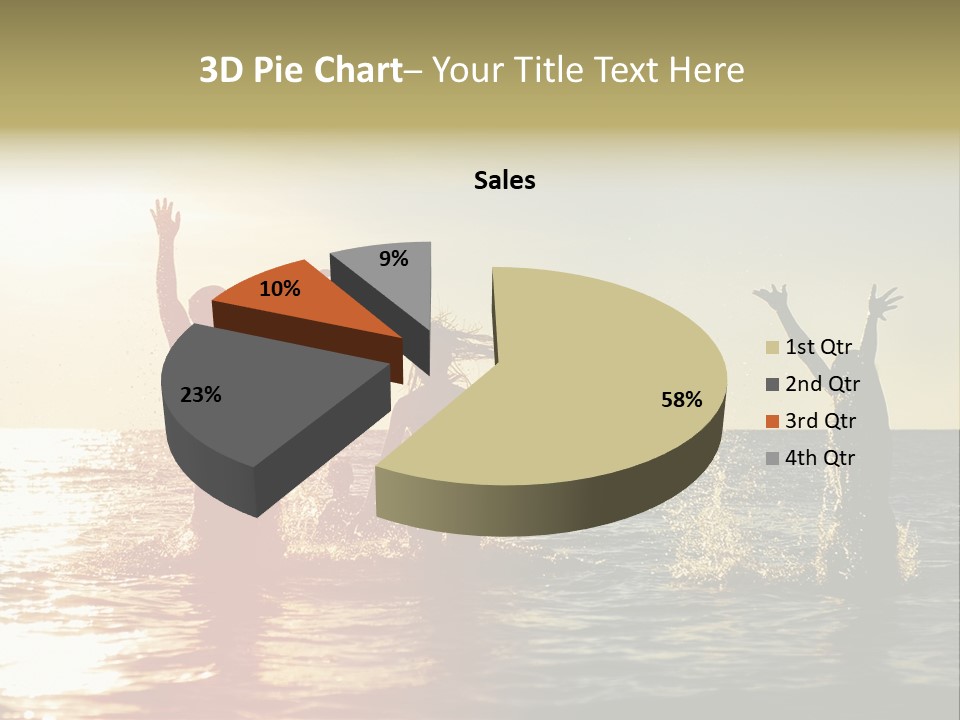 Sea Sun Holiday PowerPoint Template