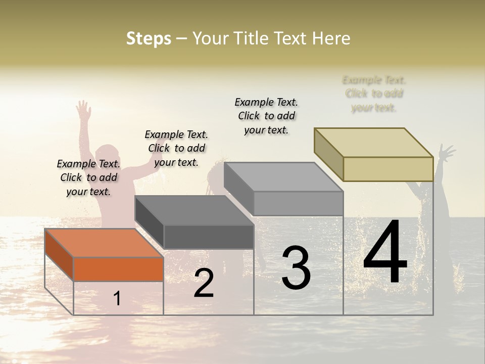 Sea Sun Holiday PowerPoint Template
