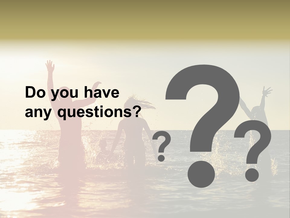 Sea Sun Holiday PowerPoint Template