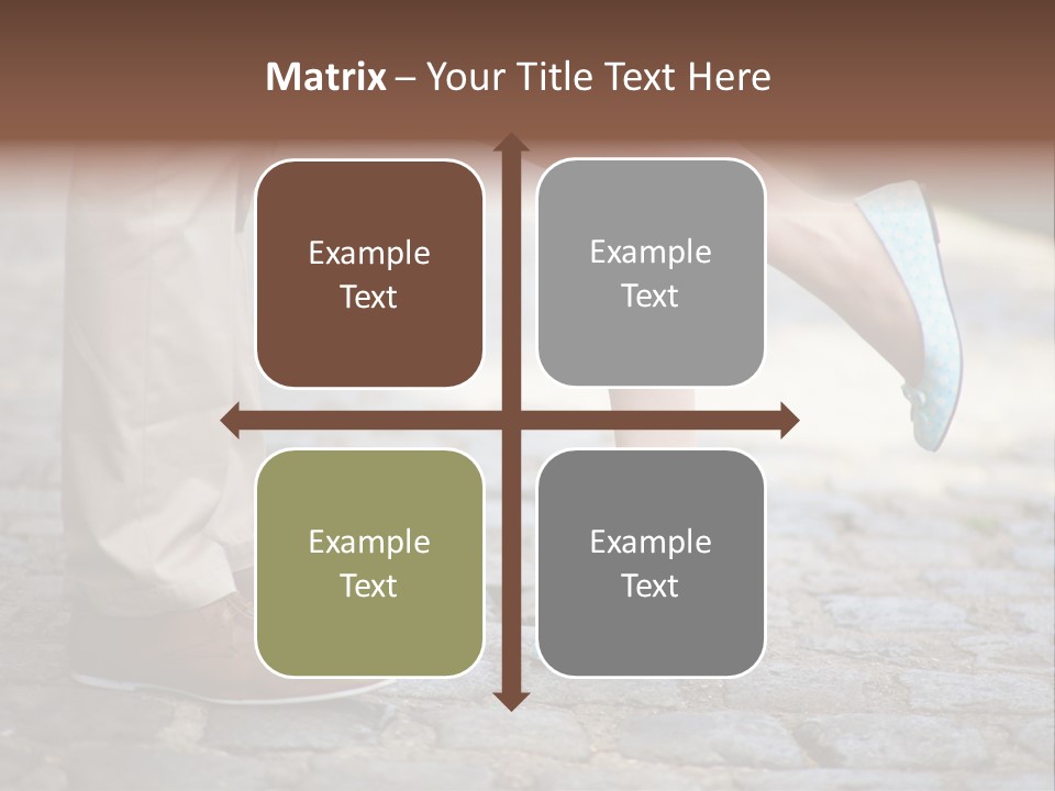 Feet Pavement Lover PowerPoint Template