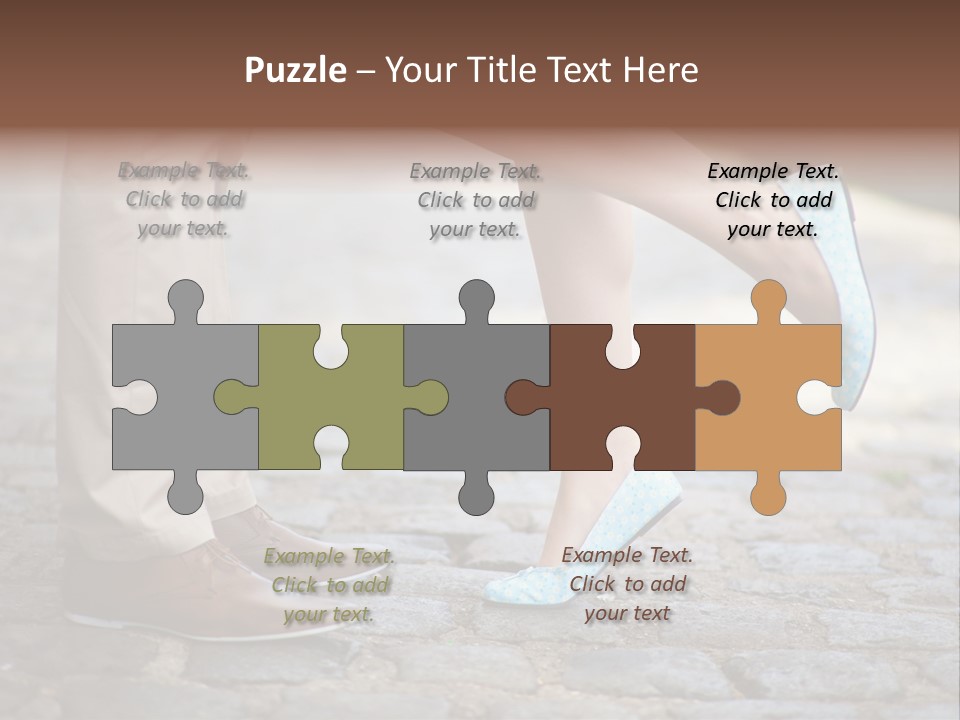 Feet Pavement Lover PowerPoint Template