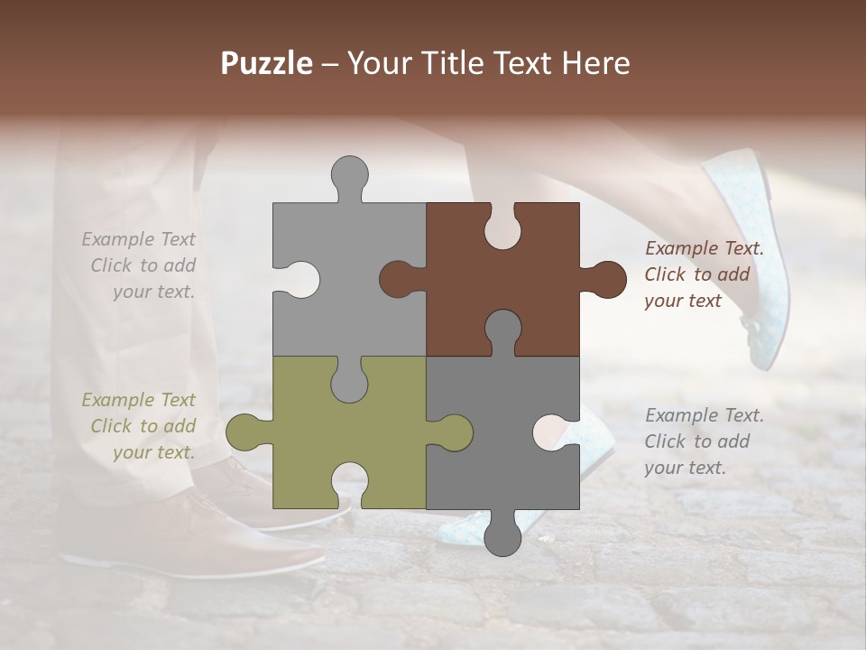 Feet Pavement Lover PowerPoint Template