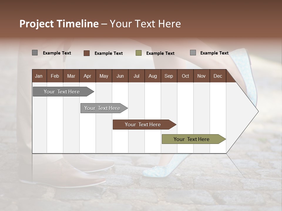 Feet Pavement Lover PowerPoint Template