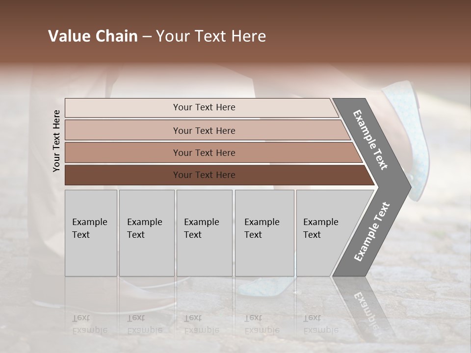 Feet Pavement Lover PowerPoint Template