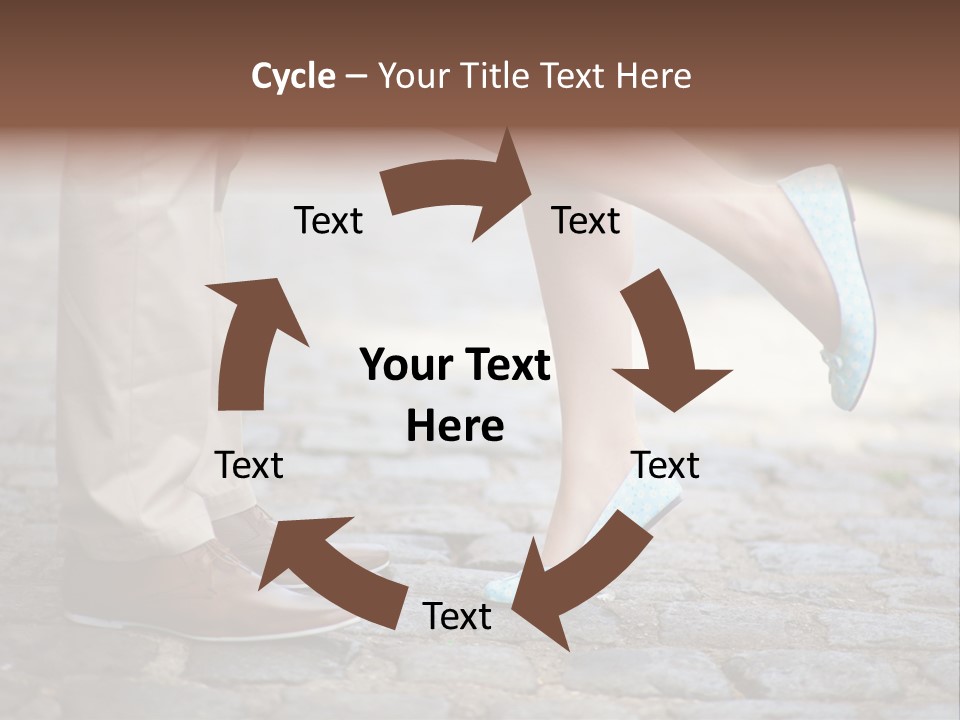 Feet Pavement Lover PowerPoint Template