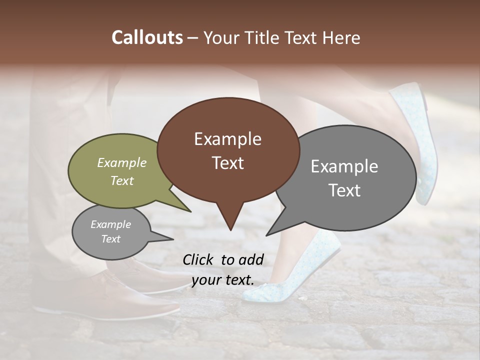 Feet Pavement Lover PowerPoint Template