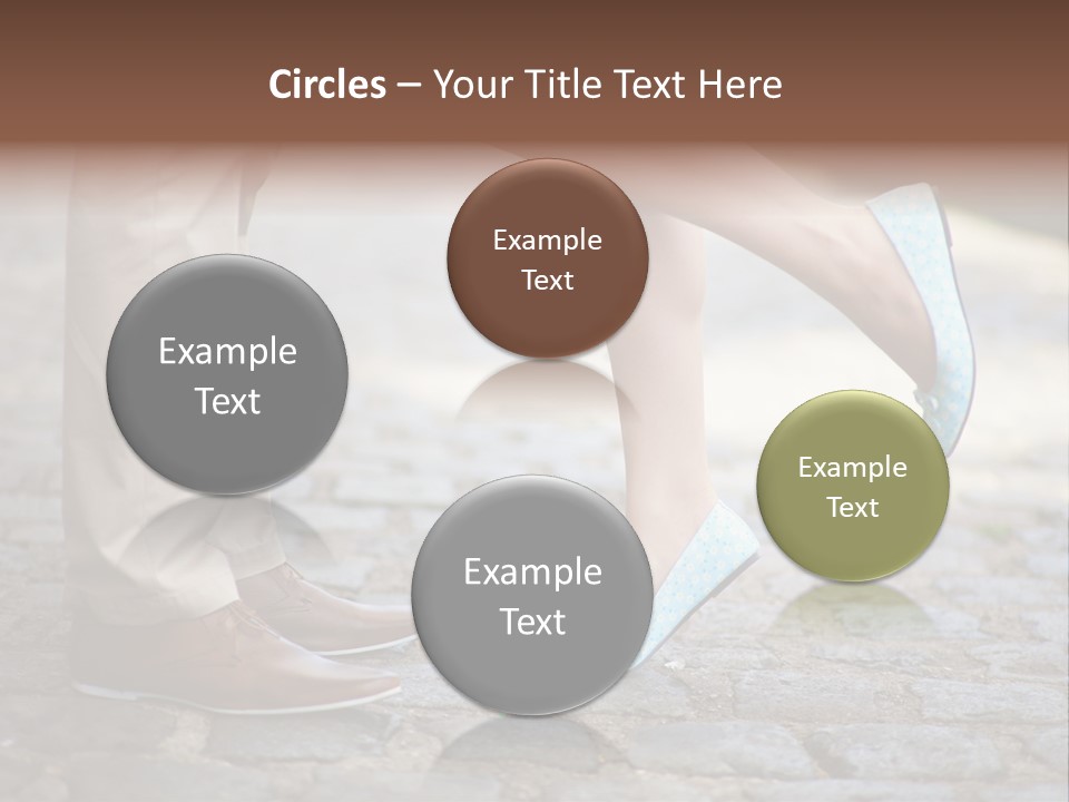 Feet Pavement Lover PowerPoint Template