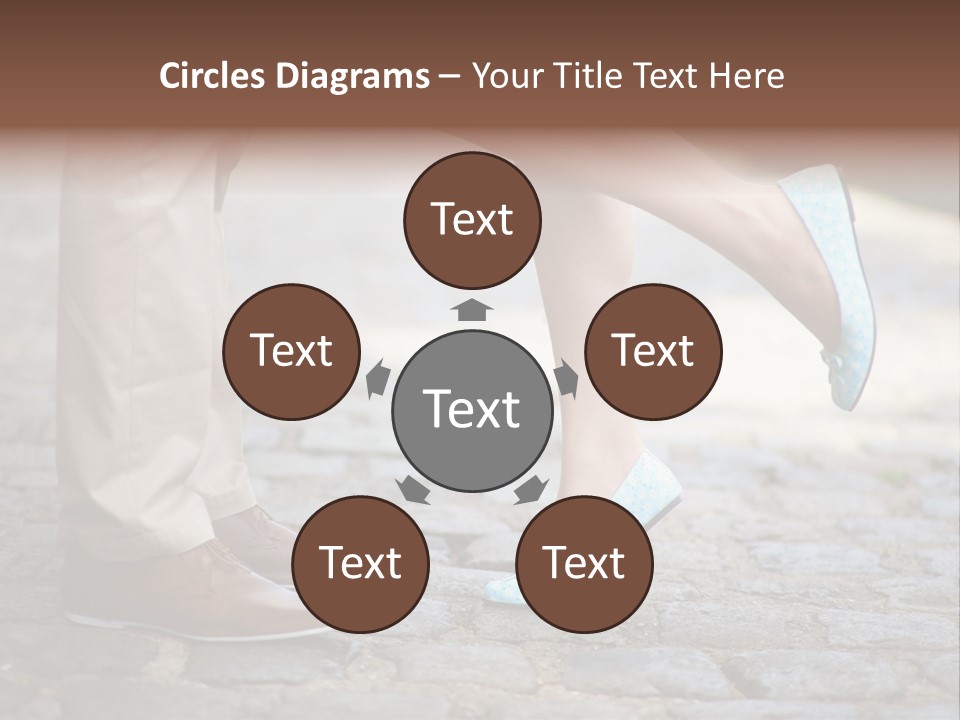 Feet Pavement Lover PowerPoint Template