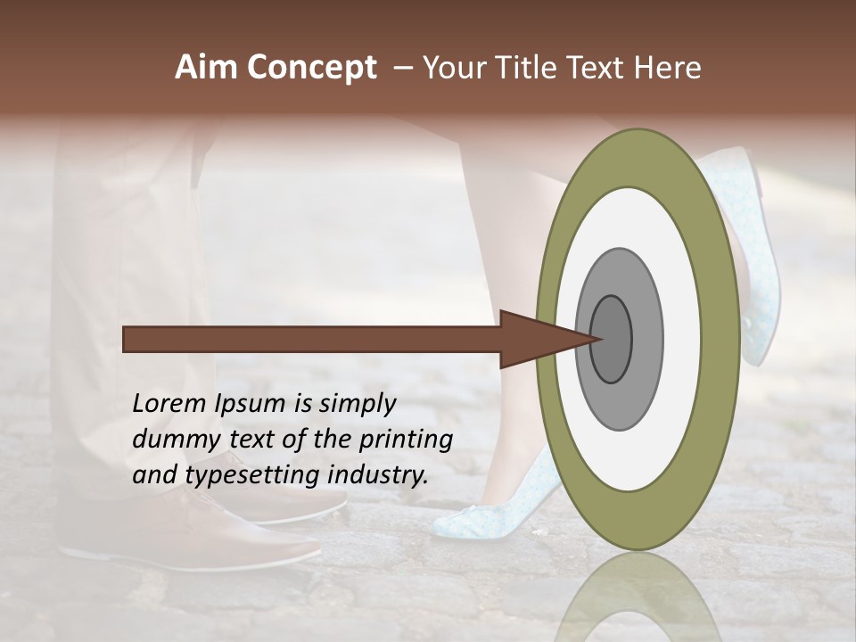 Feet Pavement Lover PowerPoint Template