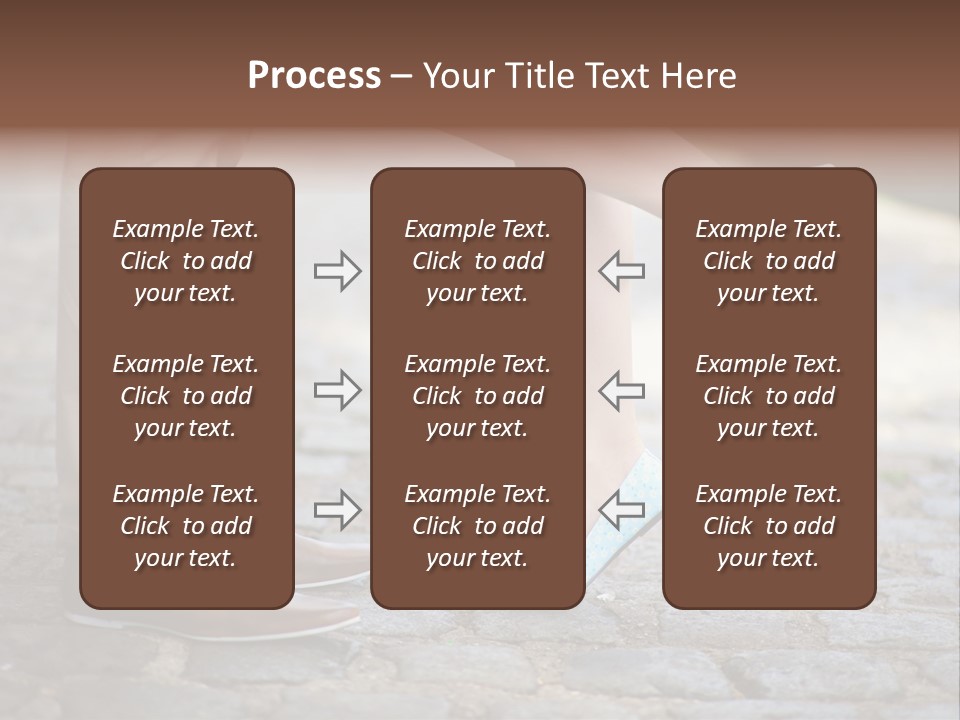 Feet Pavement Lover PowerPoint Template