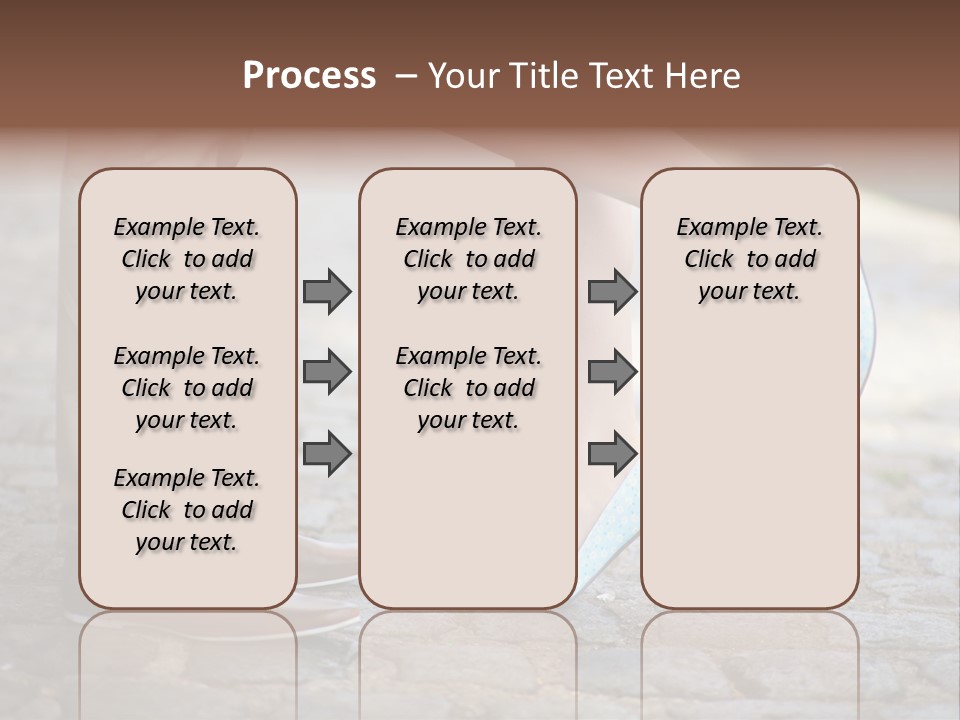 Feet Pavement Lover PowerPoint Template