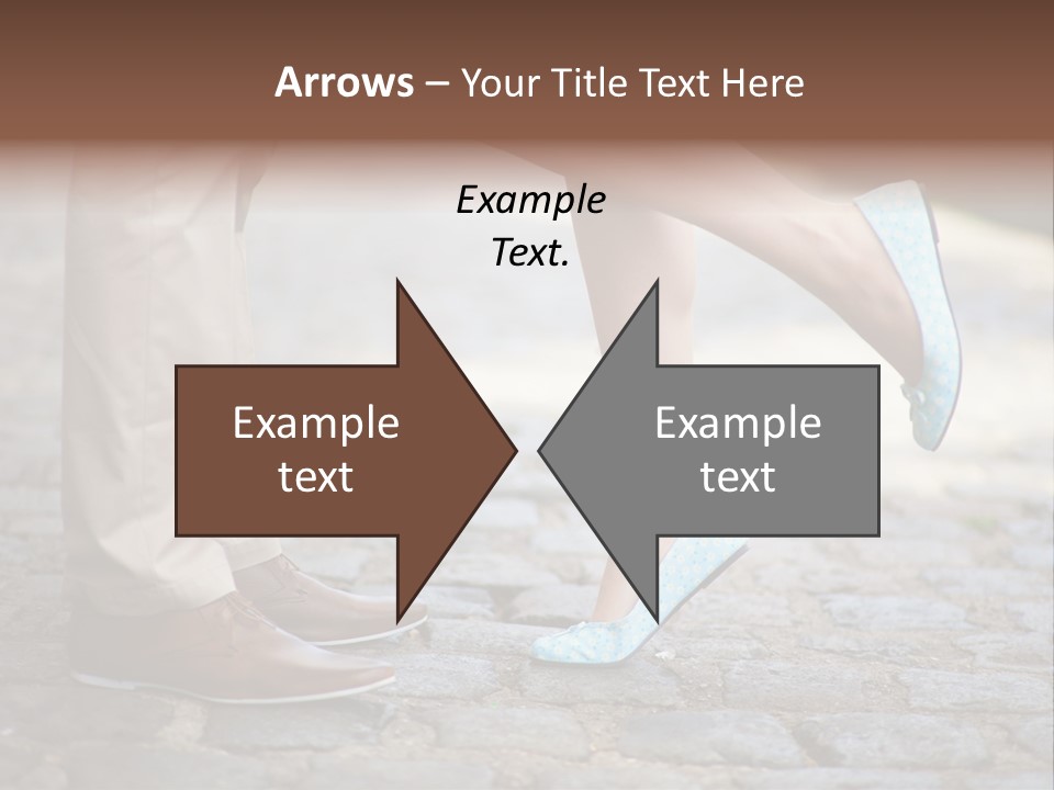 Feet Pavement Lover PowerPoint Template