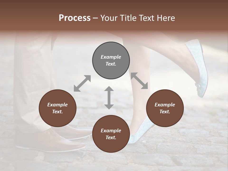 Feet Pavement Lover PowerPoint Template