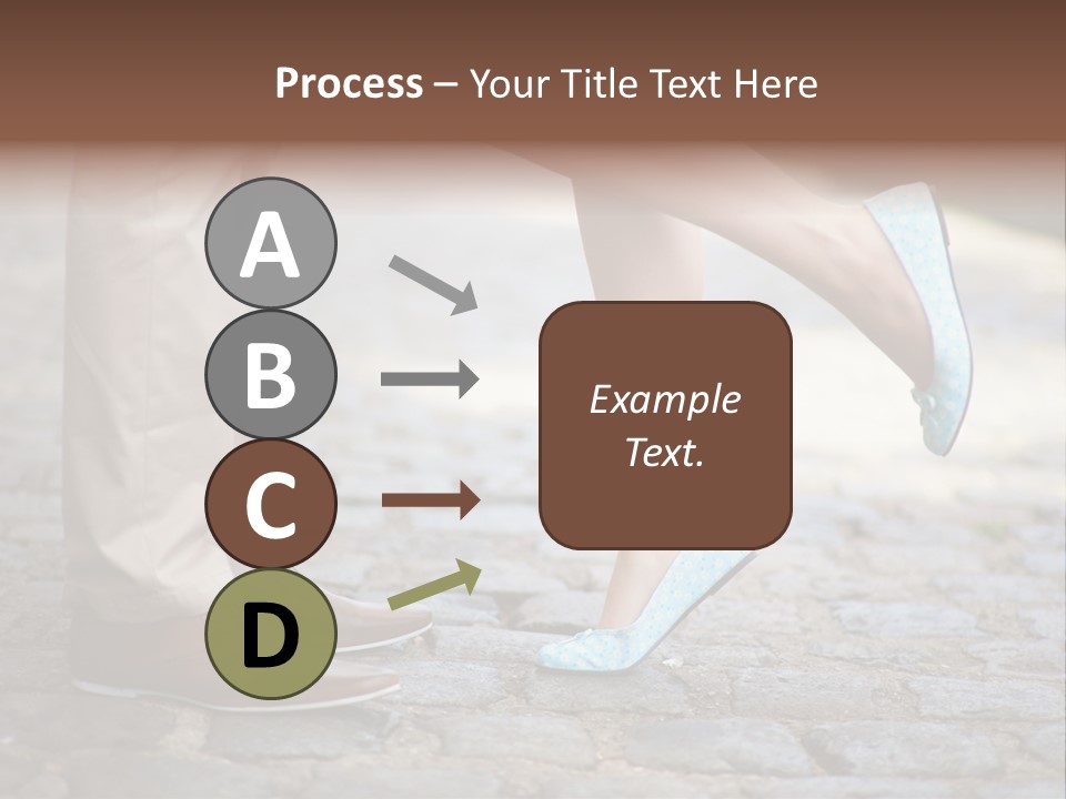 Feet Pavement Lover PowerPoint Template