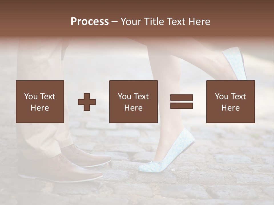 Feet Pavement Lover PowerPoint Template