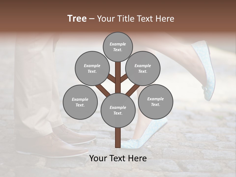 Feet Pavement Lover PowerPoint Template