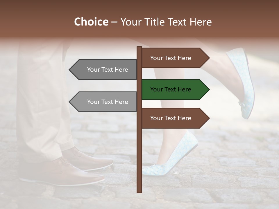 Feet Pavement Lover PowerPoint Template