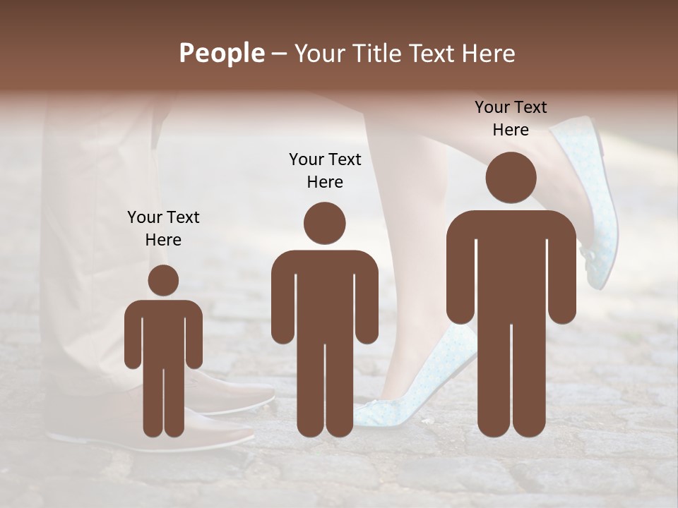 Feet Pavement Lover PowerPoint Template