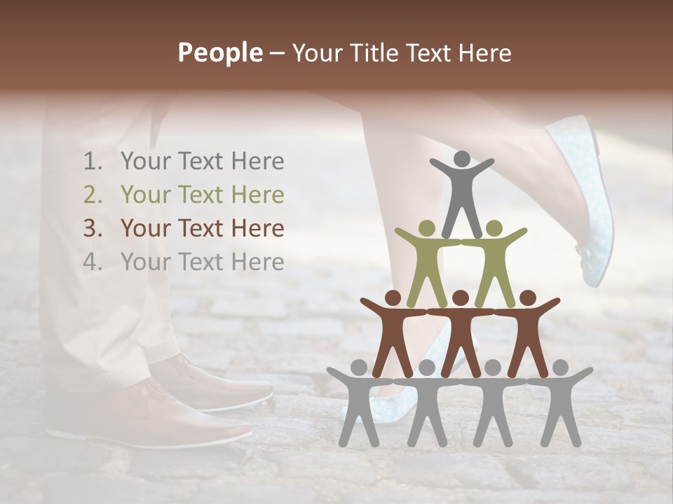 Feet Pavement Lover PowerPoint Template