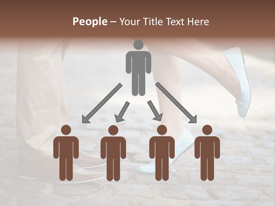 Feet Pavement Lover PowerPoint Template