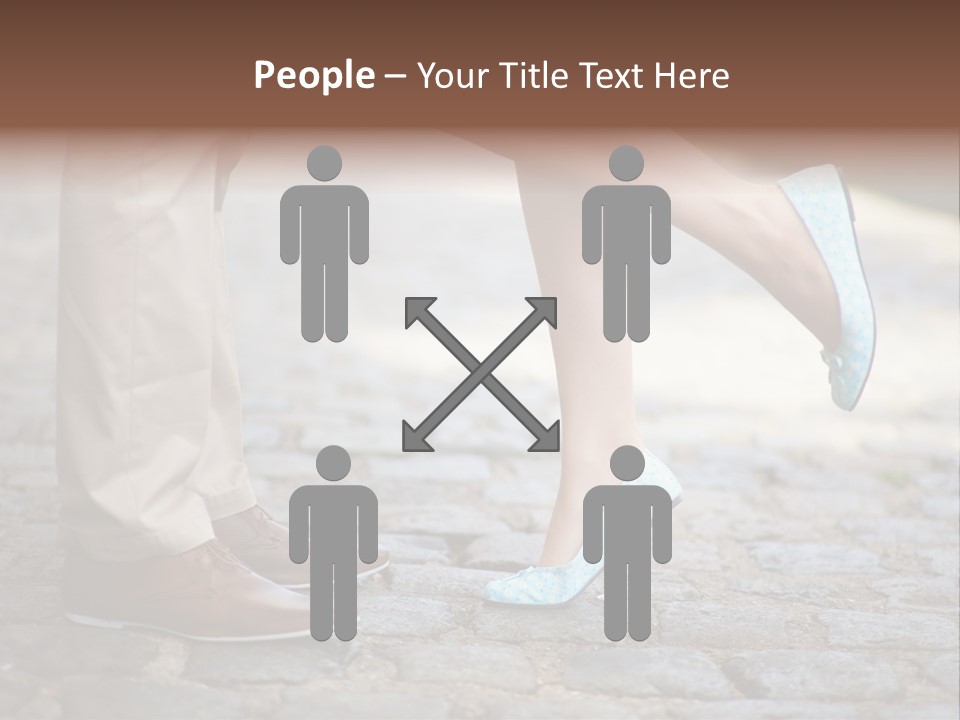 Feet Pavement Lover PowerPoint Template