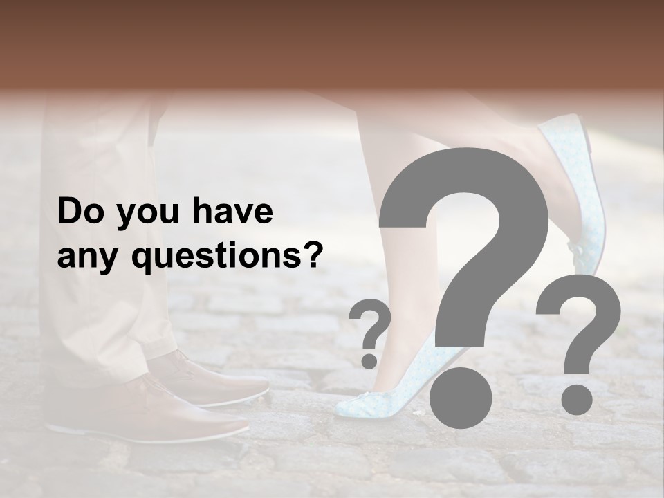 Feet Pavement Lover PowerPoint Template