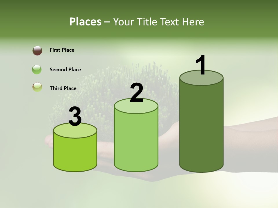 Sustainable Map Protect PowerPoint Template
