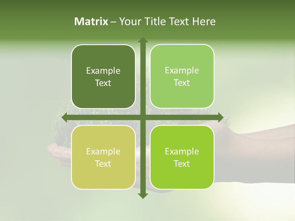 Sustainable Map Protect PowerPoint Template