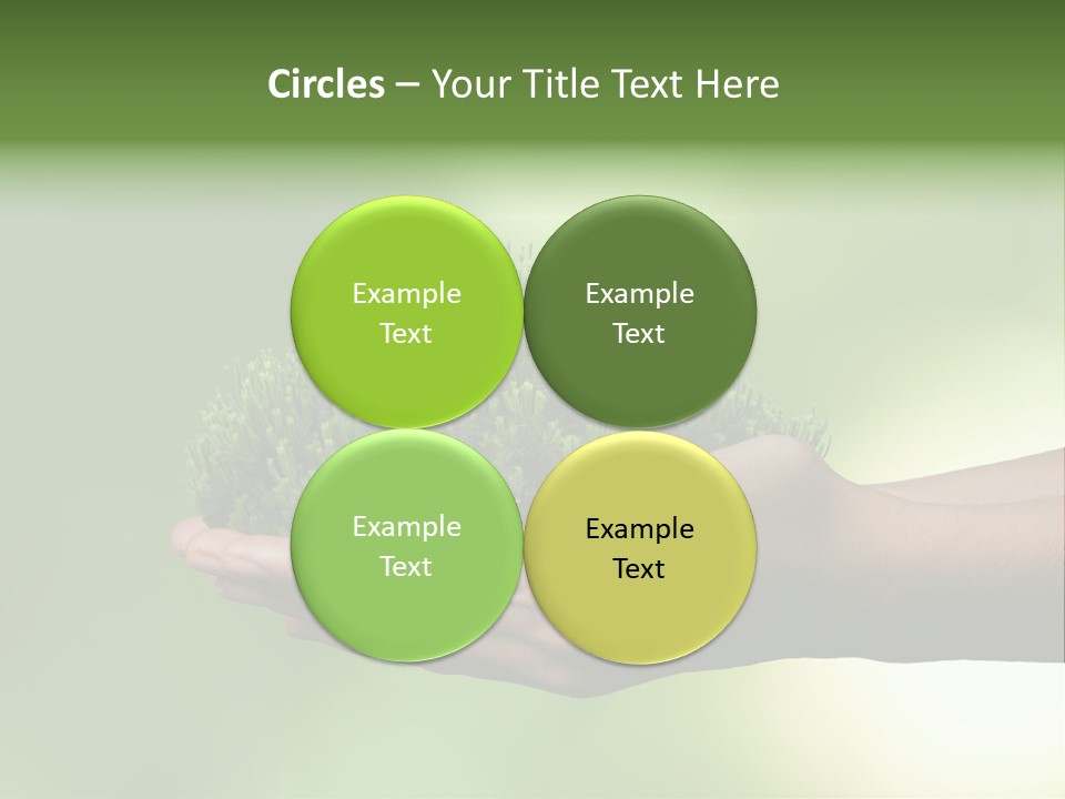 Sustainable Map Protect PowerPoint Template