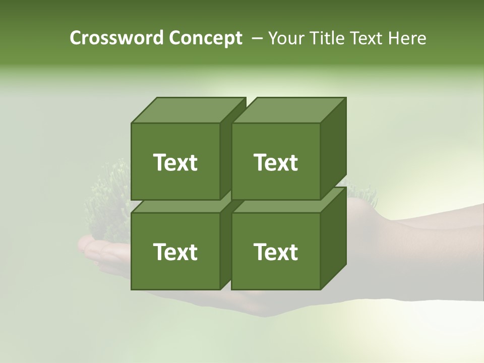 Sustainable Map Protect PowerPoint Template