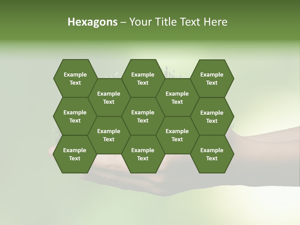 Sustainable Map Protect PowerPoint Template