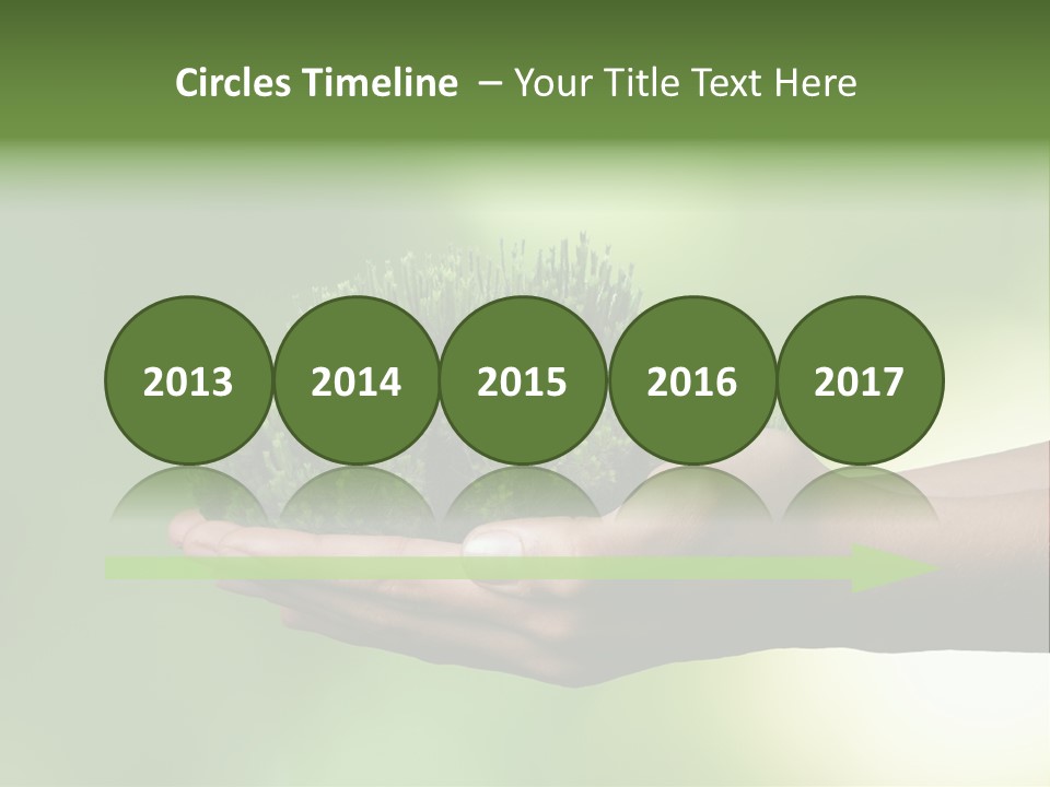 Sustainable Map Protect PowerPoint Template