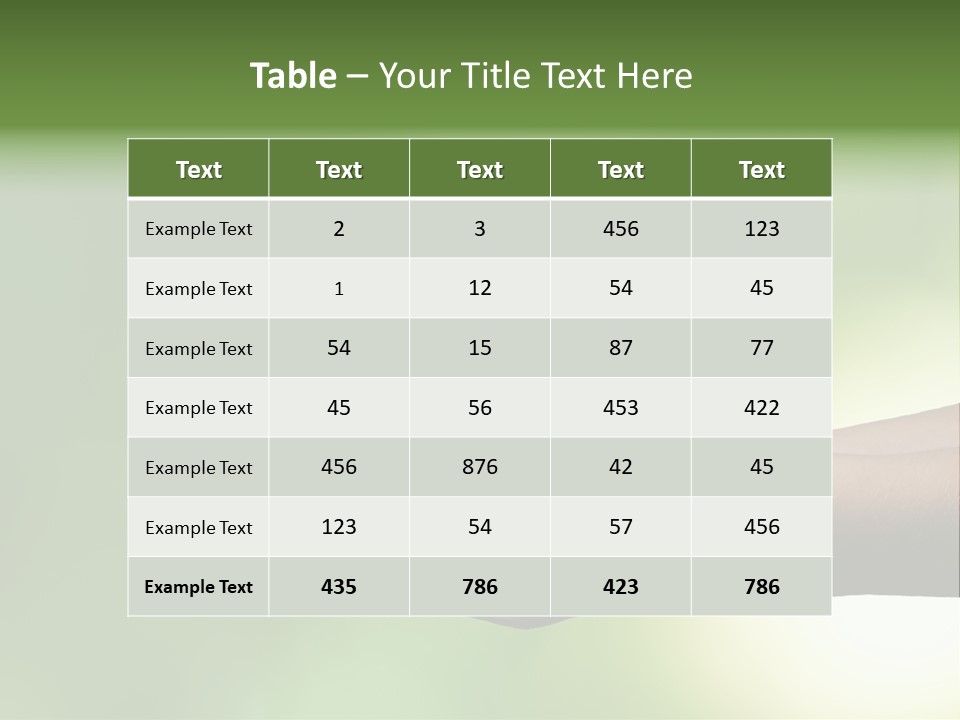 Sustainable Map Protect PowerPoint Template