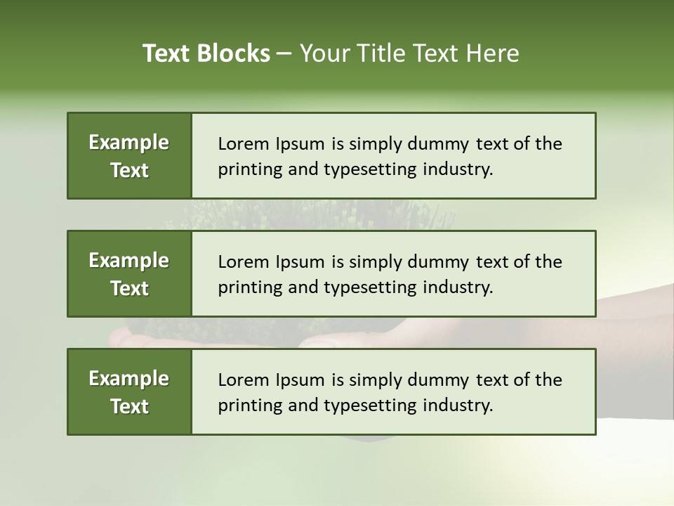Sustainable Map Protect PowerPoint Template
