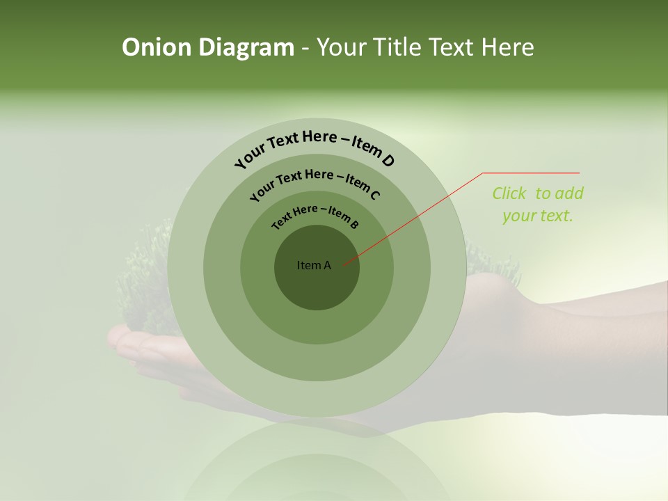 Sustainable Map Protect PowerPoint Template