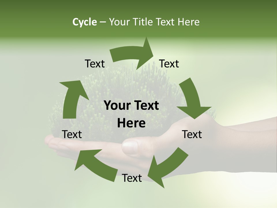 Sustainable Map Protect PowerPoint Template