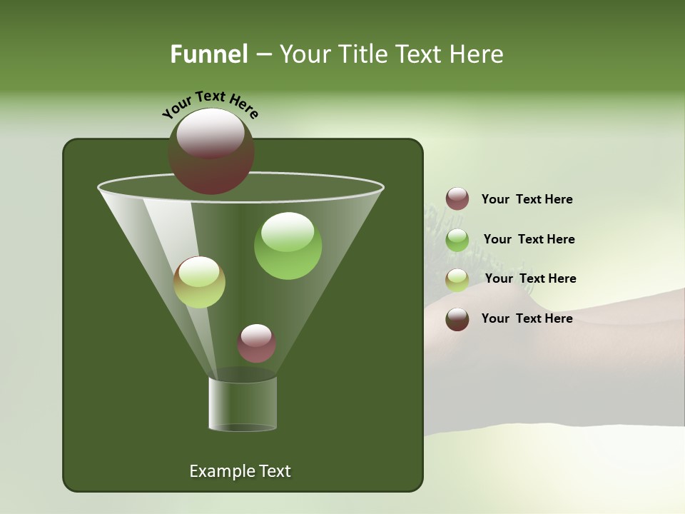Sustainable Map Protect PowerPoint Template