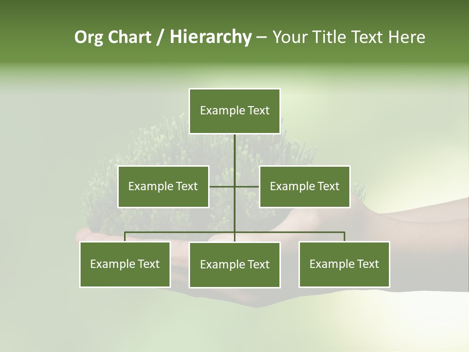 Sustainable Map Protect PowerPoint Template