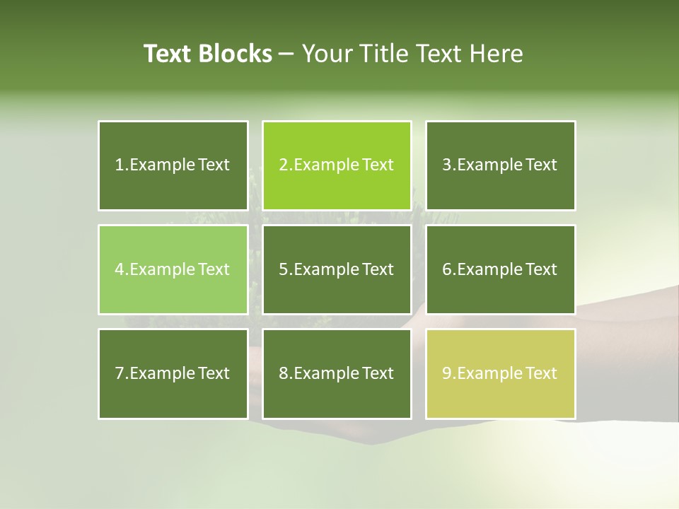 Sustainable Map Protect PowerPoint Template