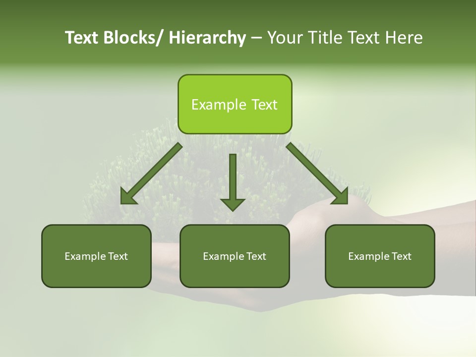 Sustainable Map Protect PowerPoint Template