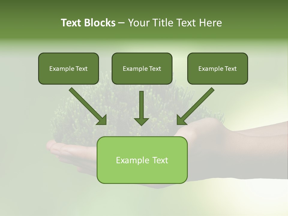 Sustainable Map Protect PowerPoint Template