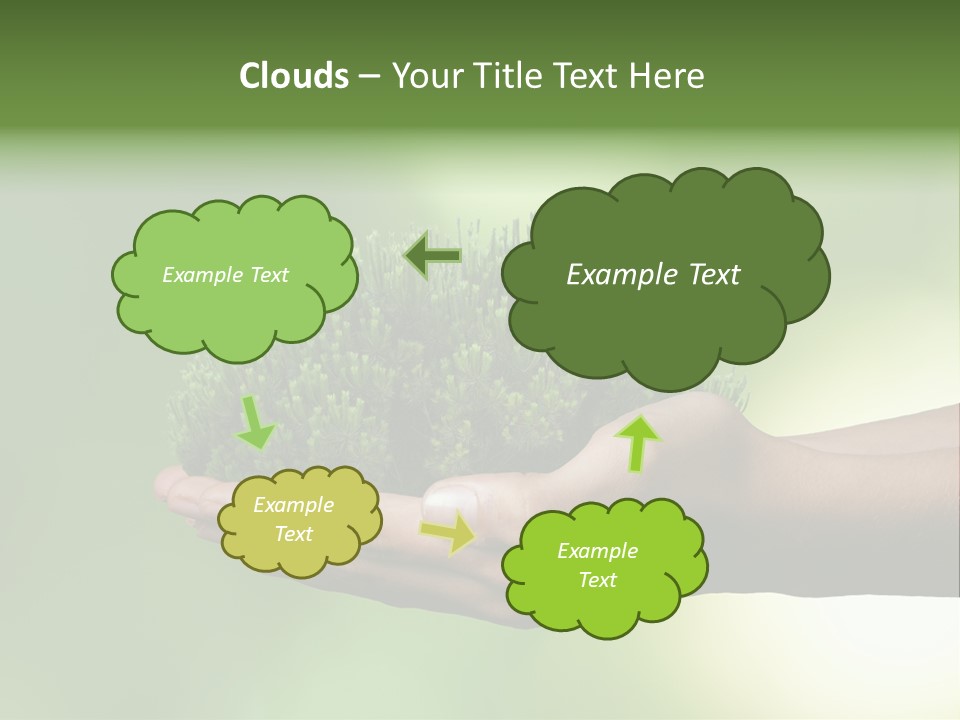 Sustainable Map Protect PowerPoint Template