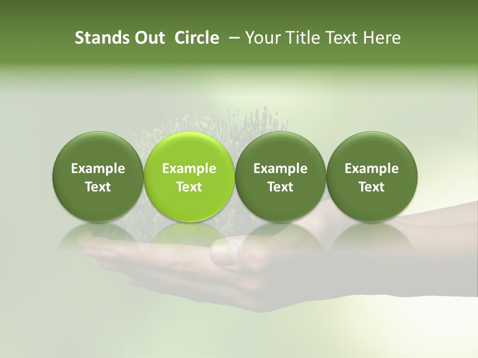 Sustainable Map Protect PowerPoint Template